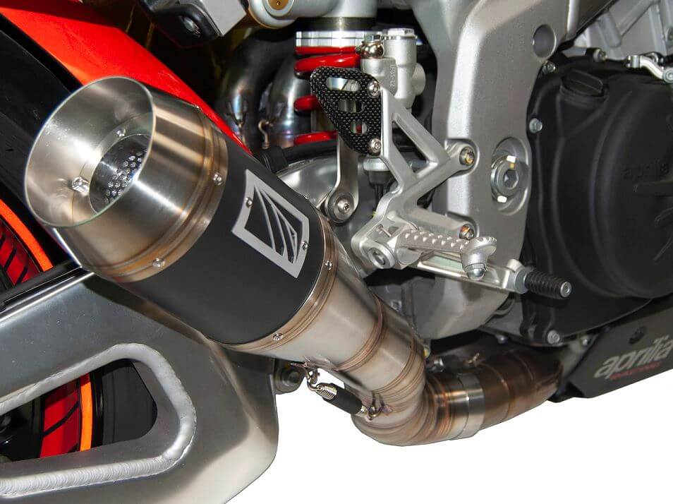Werkes USA アプリリア RSV4 2009-2014 エキパイマフラー Competition Werkes GP Slip-on Exhaust for 2010-2015 Aprilia RSV4