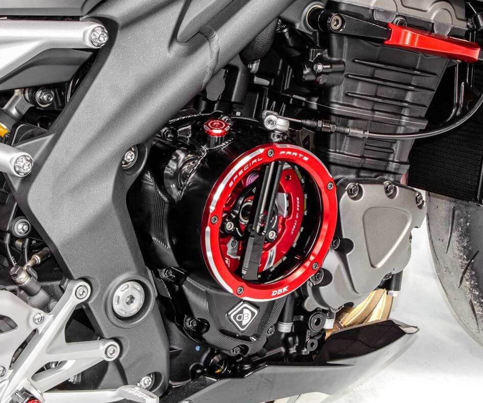 DBK Special Parts 3D-EVO Clear Clutch Cover  '21-'23 Triumph Speed Triple RR/RS