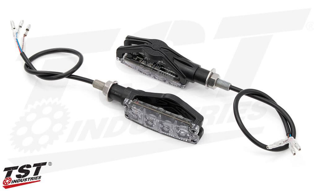 TST Industries Quadrix Sequential Led Pod Turn Signals (Pair) - Motostarz USA