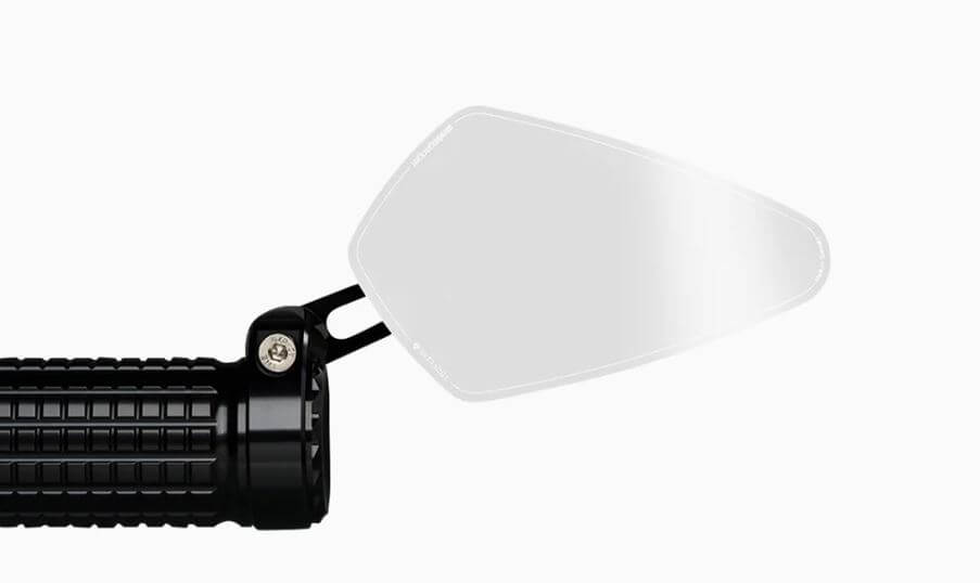 Motogadget m-view blade Flip Bar End Mirror for 7/8 & 1" Handlebars (Each)