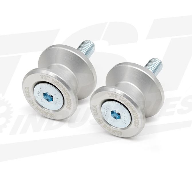 TST Industries M4 Anodized Aluminum Swingarm Spools | Check Fitment Chart