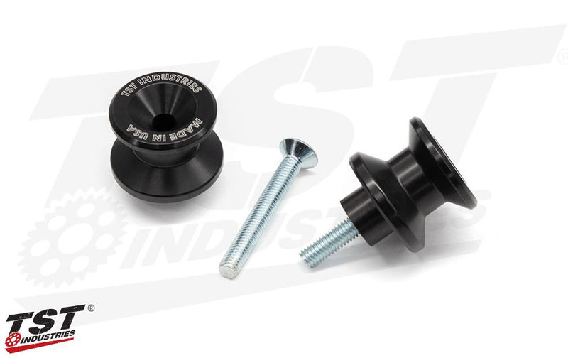 TST Industries Anodized Aluminum Swingarm Spools | M6