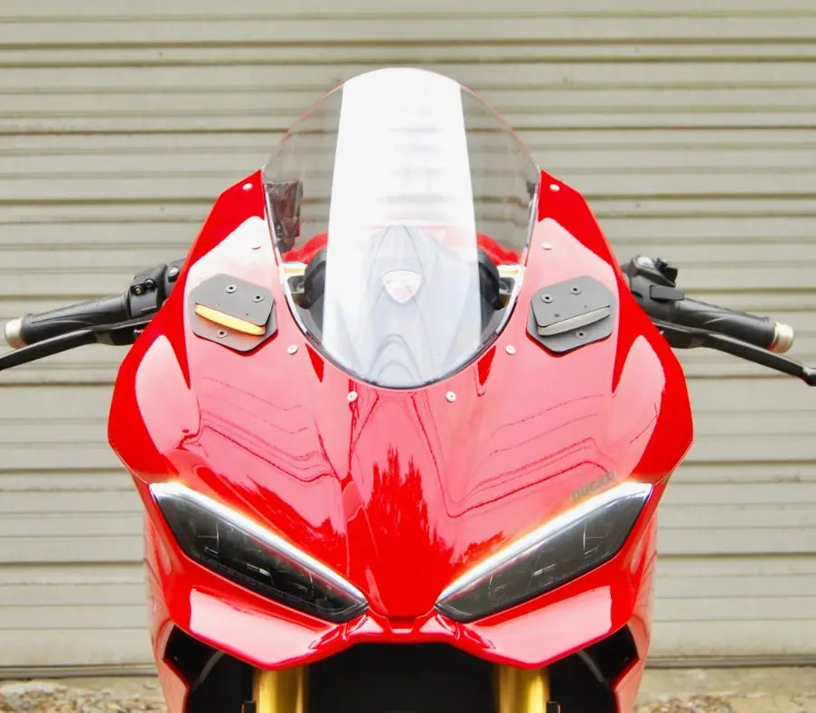 New Rage Cycles Mirror Block Off Turn Signals 25-26 Ducati Panigale V2