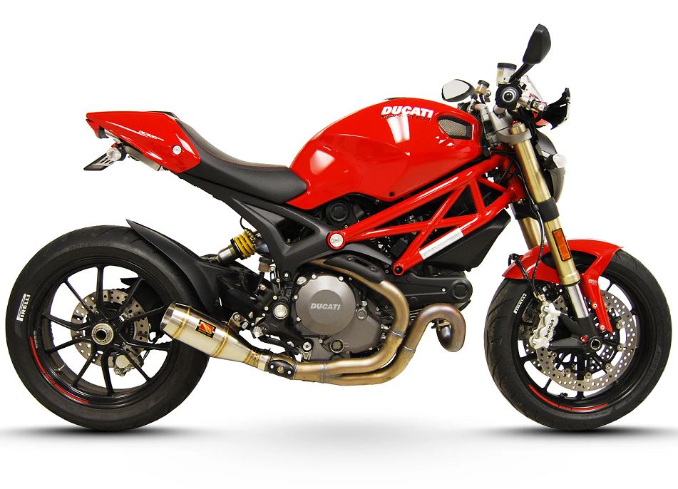 Competition Werkes Stainless Steel Slip-On Exhaust 11-14 Ducati Monster 1100 Evo