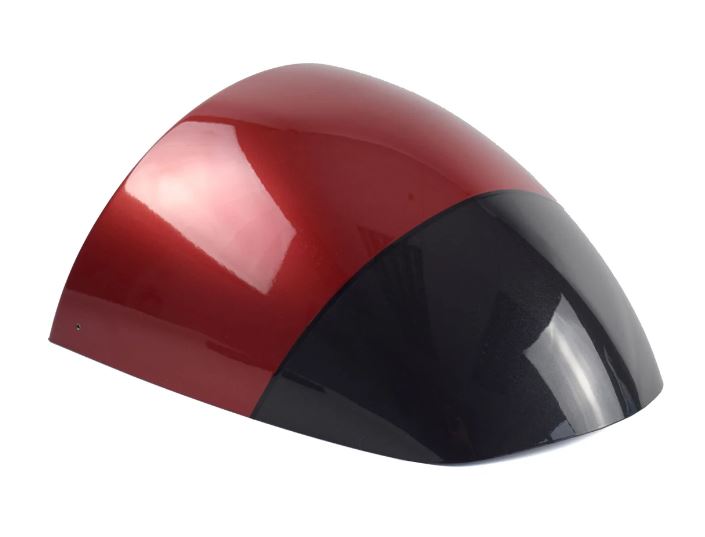 Pyramid Seat Cowl 2024 Triumph Speed Twin 1200 | Carnival Red & Storm Grey