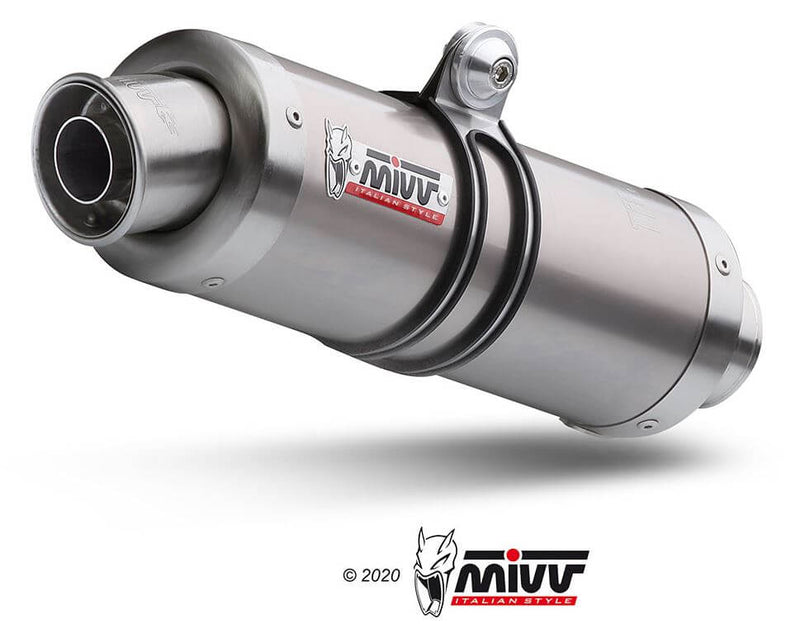 MIVV GP Titanium Slip-On Exhaust '07-'12 Triumph Street Triple 675