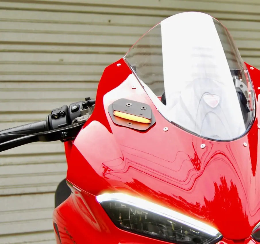 New Rage Cycles Mirror Block Off Turn Signals 25-26 Ducati Panigale V2
