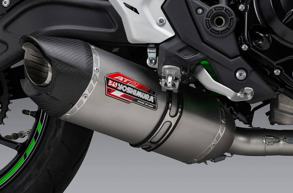 Yoshimura 14720BP520 AT2 Slip-On Exhaust Muffler fits 2023