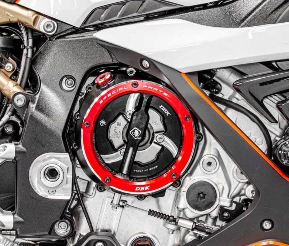 DBK 3D-EVO Clear Clutch Cover '19-'23 BMW S1000RR, '21-'23 M1000R/RR, '21-'23 S1000R/XR