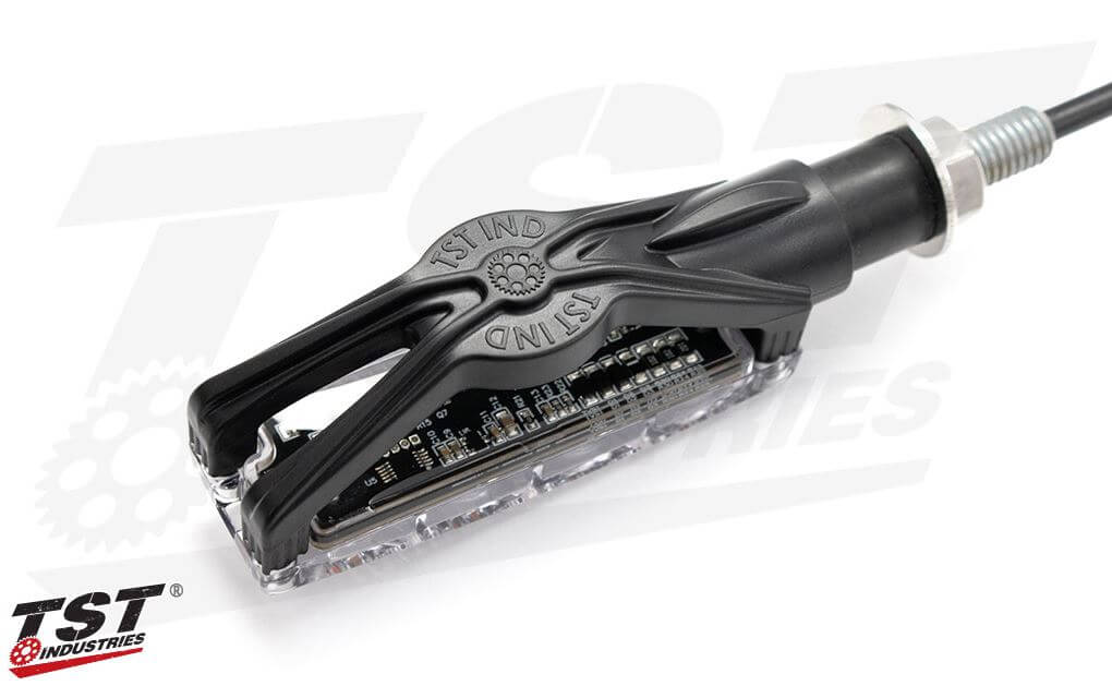 TST Industries Quadrix Sequential Led Pod Turn Signals (Pair) - Motostarz USA