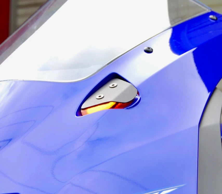 New Rage Cycles Mirror Block Off Turn Signals '25+ Yamaha R9