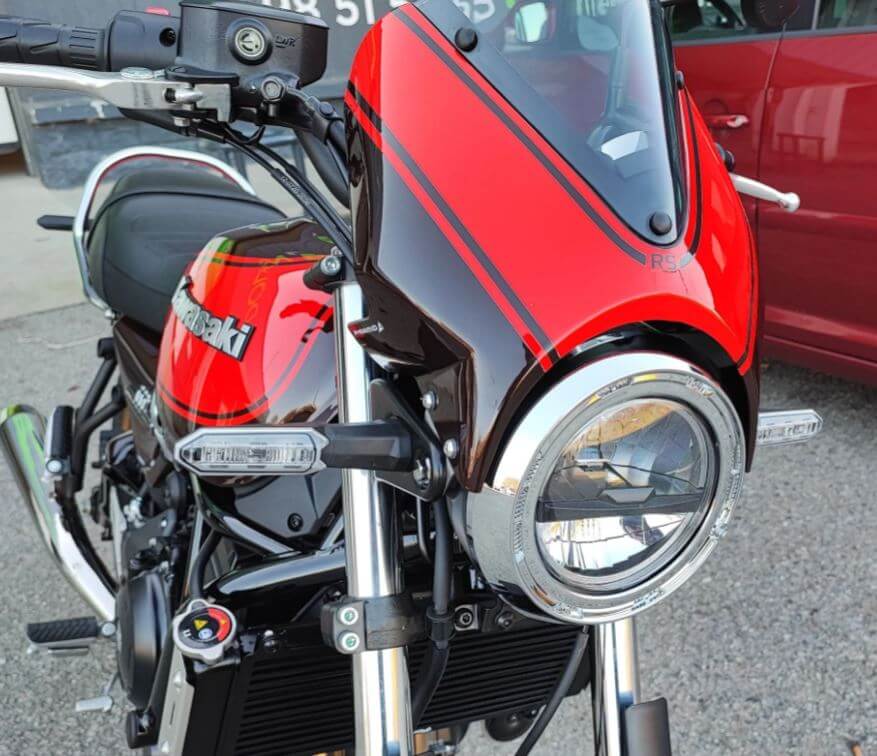 Pyramid Fly Screen 2022+ Kawasaki Z650RS | Candy Emerald Green