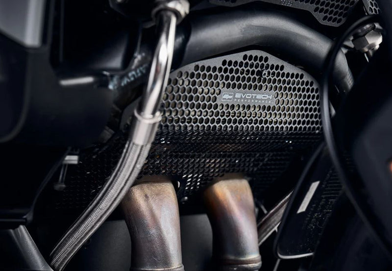Evotech Performance Radiator Cylinder Head Guard Complete Set 21-25 Ducati Multistrada V4/S/Sport/Rally/Pikes Peak
