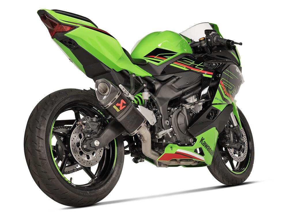 Akrapovic Racing Line Carbon Full Exhaust '23- Kawasaki ZX-4R/ZX-25R