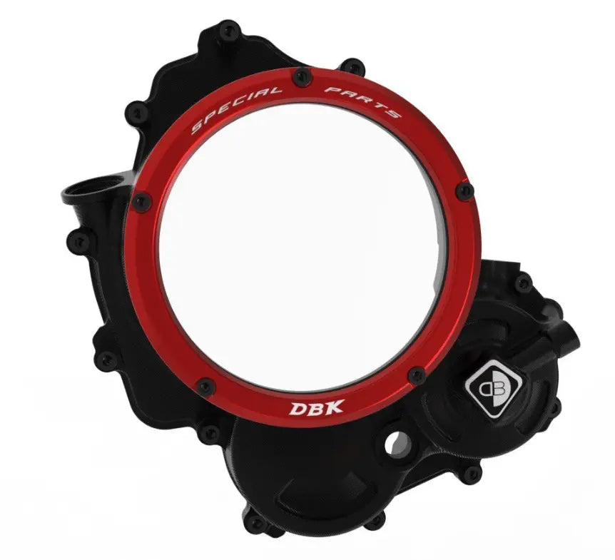 DBK Special Parts 3D-EVO Clear Clutch Cover 24-25 Ducati Hypermotard 698 Mono/RVE