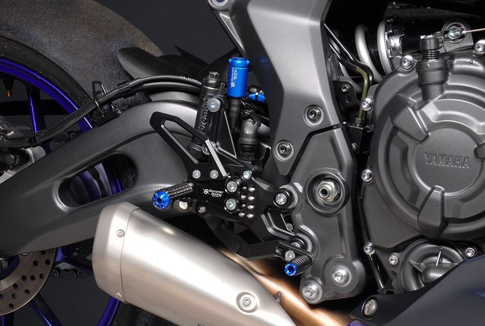 Bonamici Adjustable Rearsets 21-24 Yamaha YZF-R7