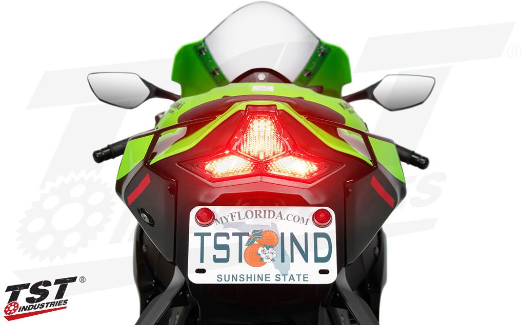 Buy TST Industries LED Integrated Tail Light '23- Kawasaki ZX4R/RR