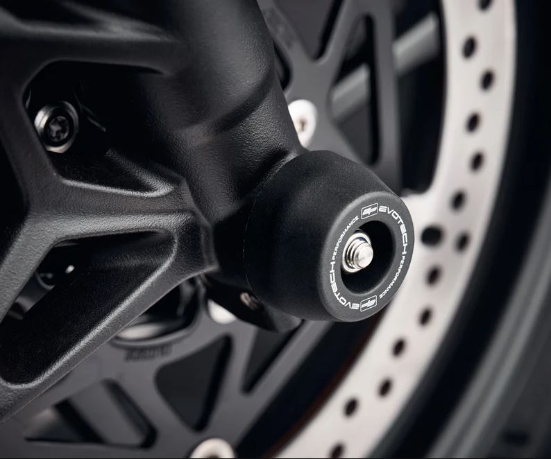 Evotech Performance Front Spindle Bobbins 24-25 Triumph Daytona 660