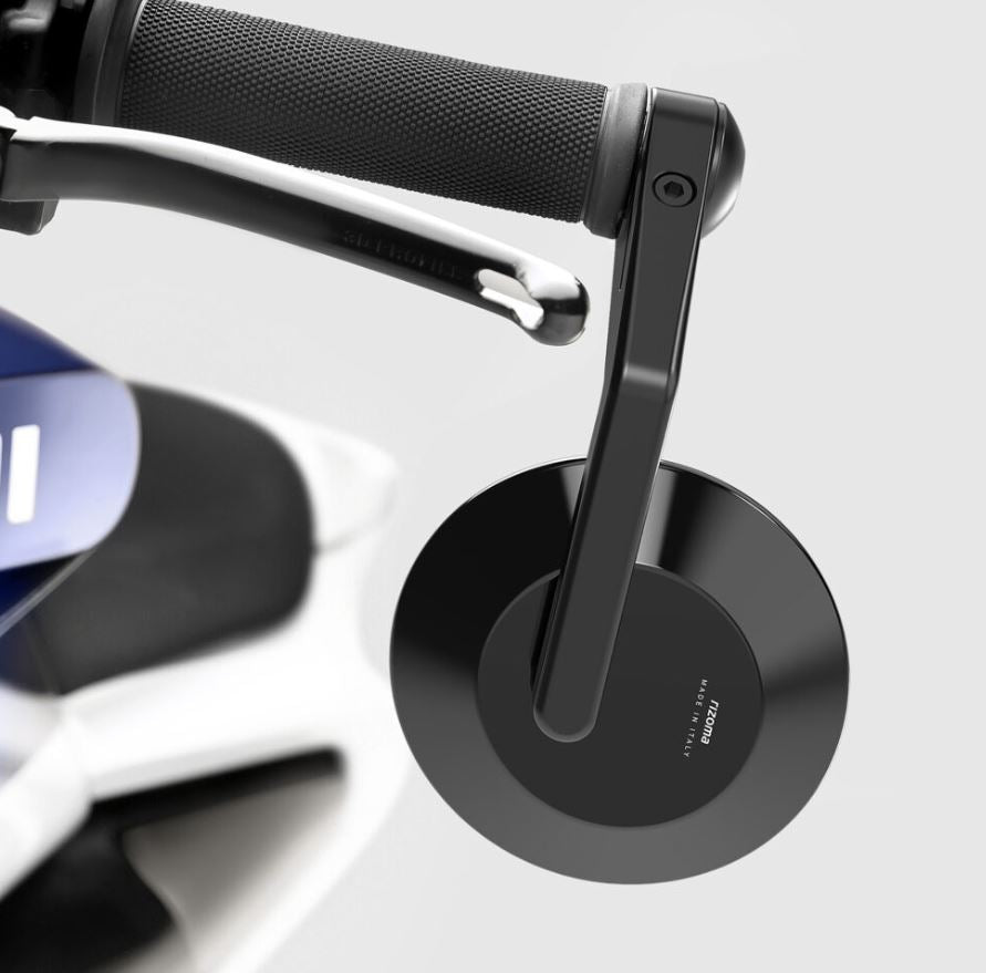 Rizoma Eccentrico Bar End Mirror | Black