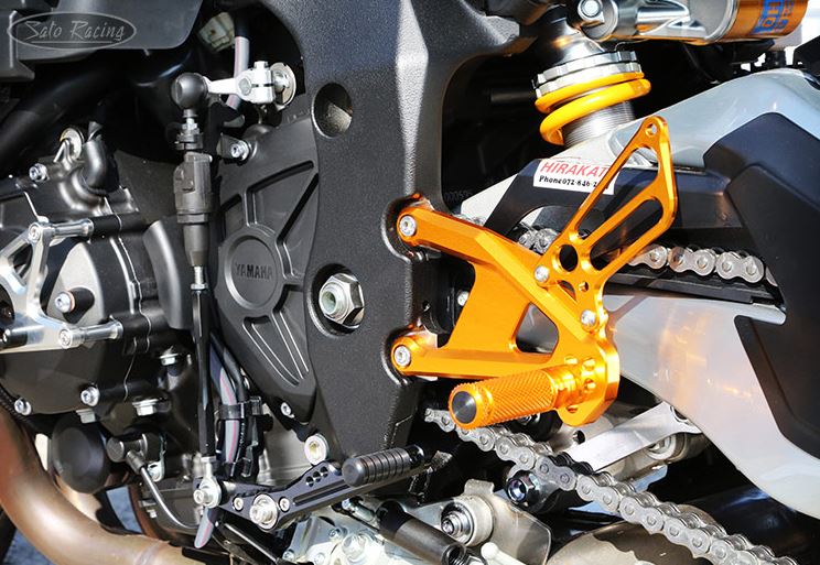 Sato Racing Adjustable Rearsets 17-23 Yamaha MT-10
