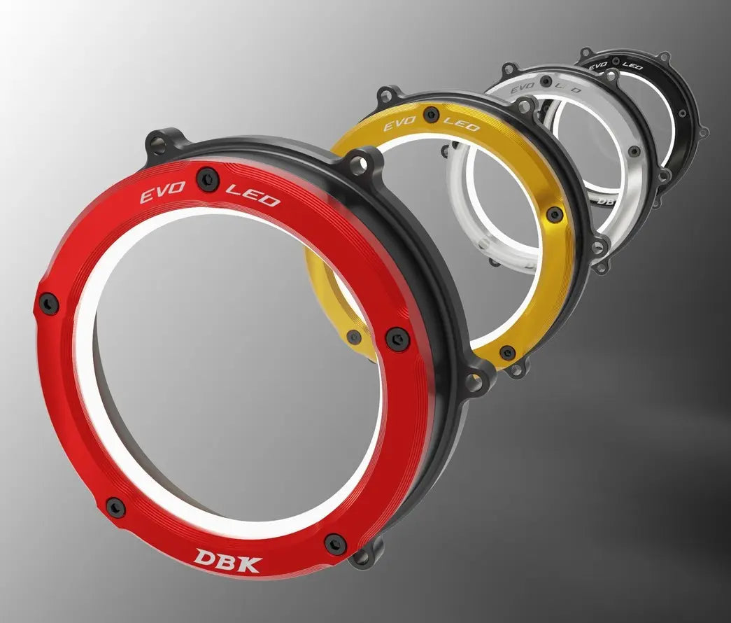 DBK Special Parts CCV4L01 EVO LED Clutch Cover for Selected Ducati Models