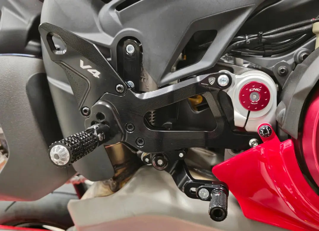CNC Racing Adjustable Rearsets 25- Ducati Panigale V4/S