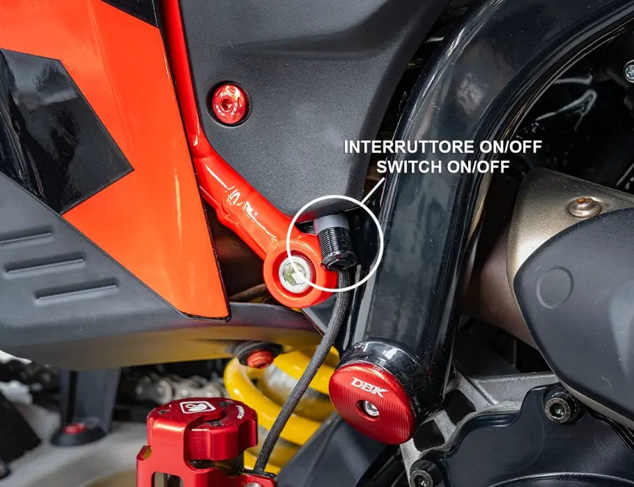 DBK Special Parts 3D-EVO LED Clear Clutch Cover 24-25 Ducati Hypermotard 698 Mono/RVE