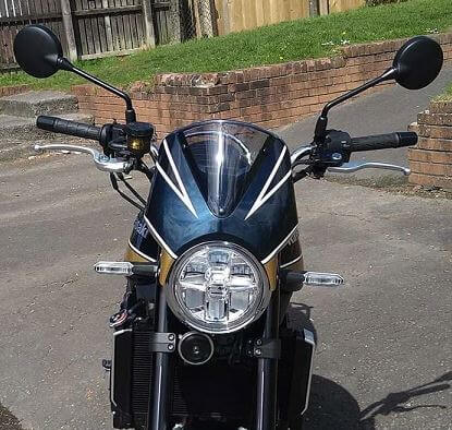 Pyramid Fly Screen Kawasaki Z900RS '19-'23 | Metallic Dark Green