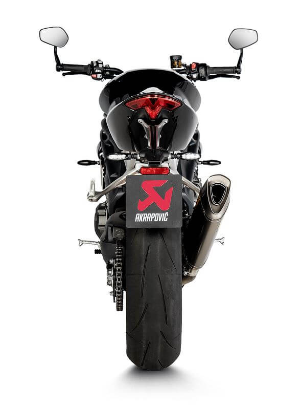 triumph Akrapovic チタンスリップオンマフラー Akrapovic Racing Line Titanium Full Exhaust '21- Triumph Trident 660