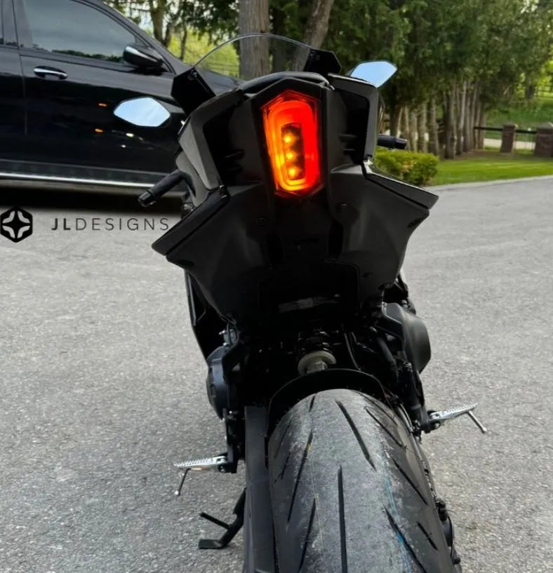 JL Designs Smoked Integrated Tail Light 2025 Yamaha YZF-R9