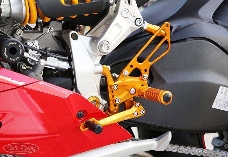 Sato Racing Adjustable Rearsets Ducati Panigale 899/959/1199/1299/V2