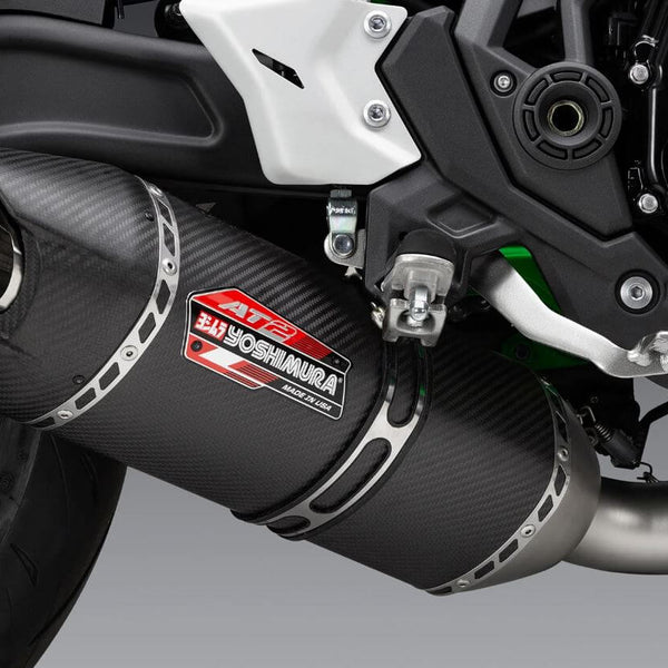 Yoshimura AT2 Alpha Carbon Full Exhaust '17-'24 Kawasaki