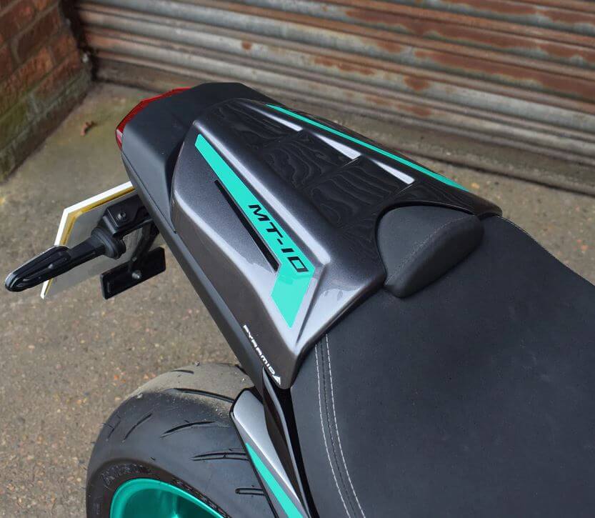 Pyramid Comfort Seat Cowl '24- Yamaha MT-10 | Midnight Cyan