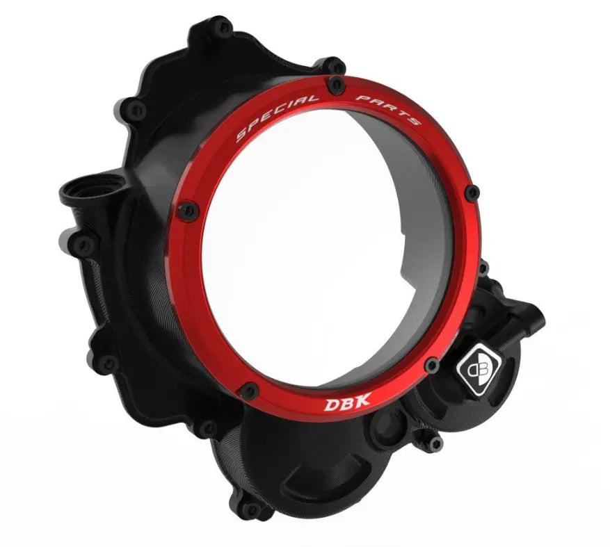 DBK Special Parts 3D-EVO Clear Clutch Cover 24-25 Ducati Hypermotard 698 Mono/RVE