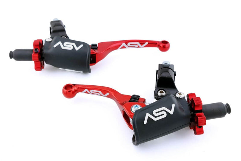 ASV F4 Pro Off-Road Brake & Clutch Levers '10-'24 Kawasaki KLX 110L/RL