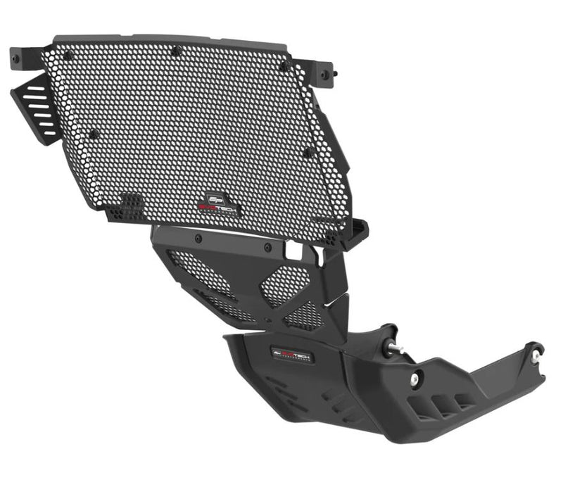 Evotech Performance Radiator, Engine, Sump Guard Set 2024+ Ducati Hypermotard 698 Mono/RVE