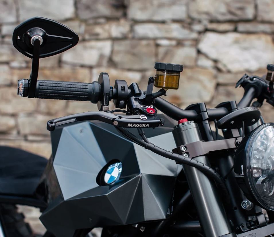 Motogadget m-view Sport 130 Bar End Mirror for 7/8 & 1" Handlebars (Each)