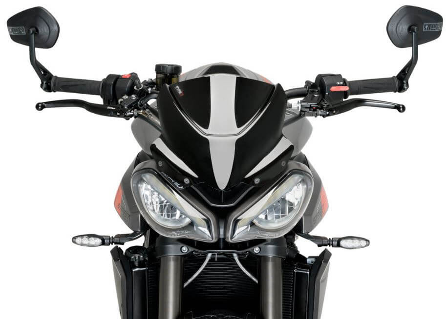 Puig スクリーン　ストリートトリプル765RS Puig New Generation Naked Windscreen '23-'24 Triumph Street Triple 765