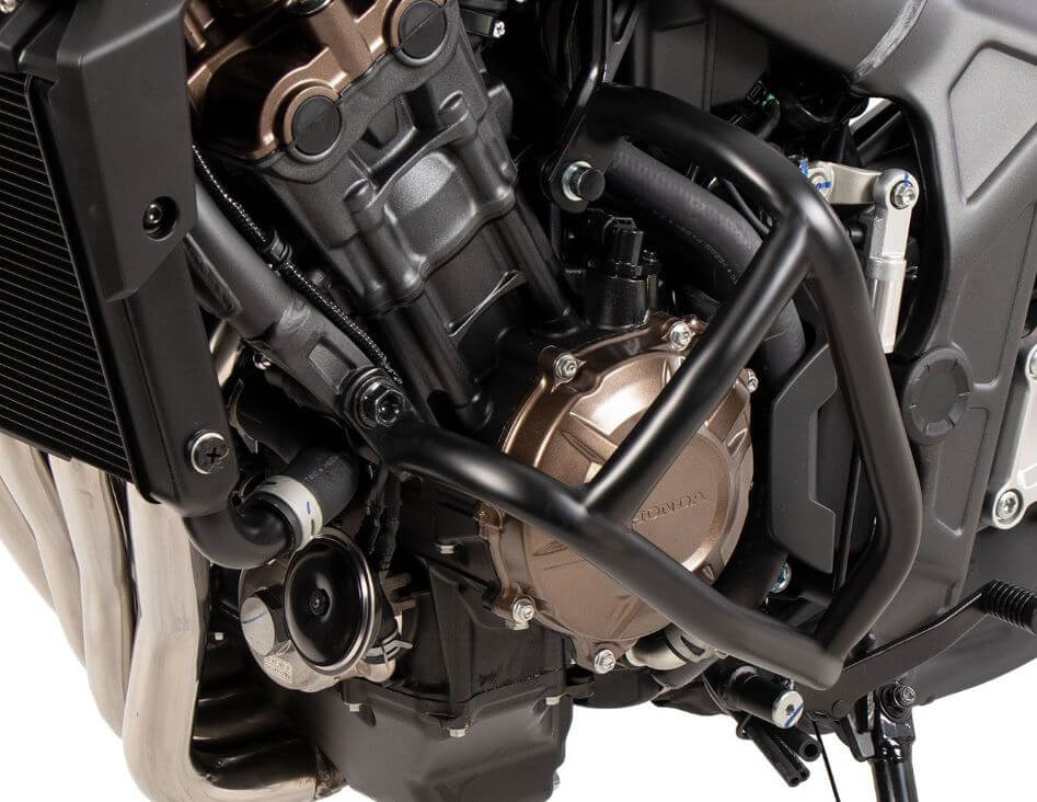 Hepco & Becker Engine Protection Bar "Solid' Black 24- Honda CB650R E-Clutch