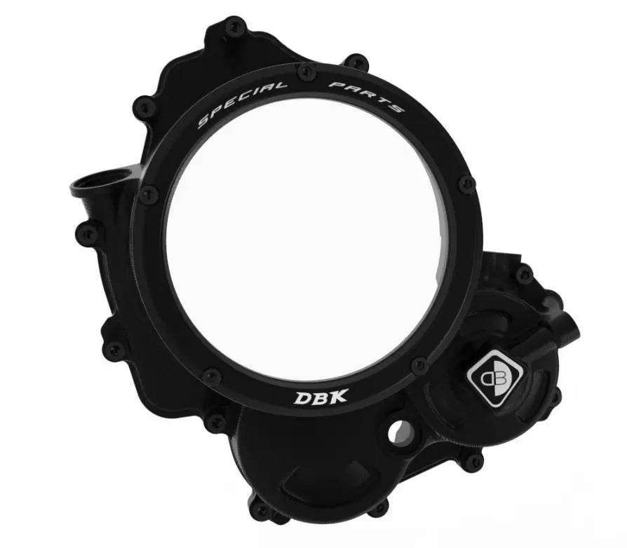 DBK Special Parts 3D-EVO Clear Clutch Cover 24-25 Ducati Hypermotard 698 Mono/RVE