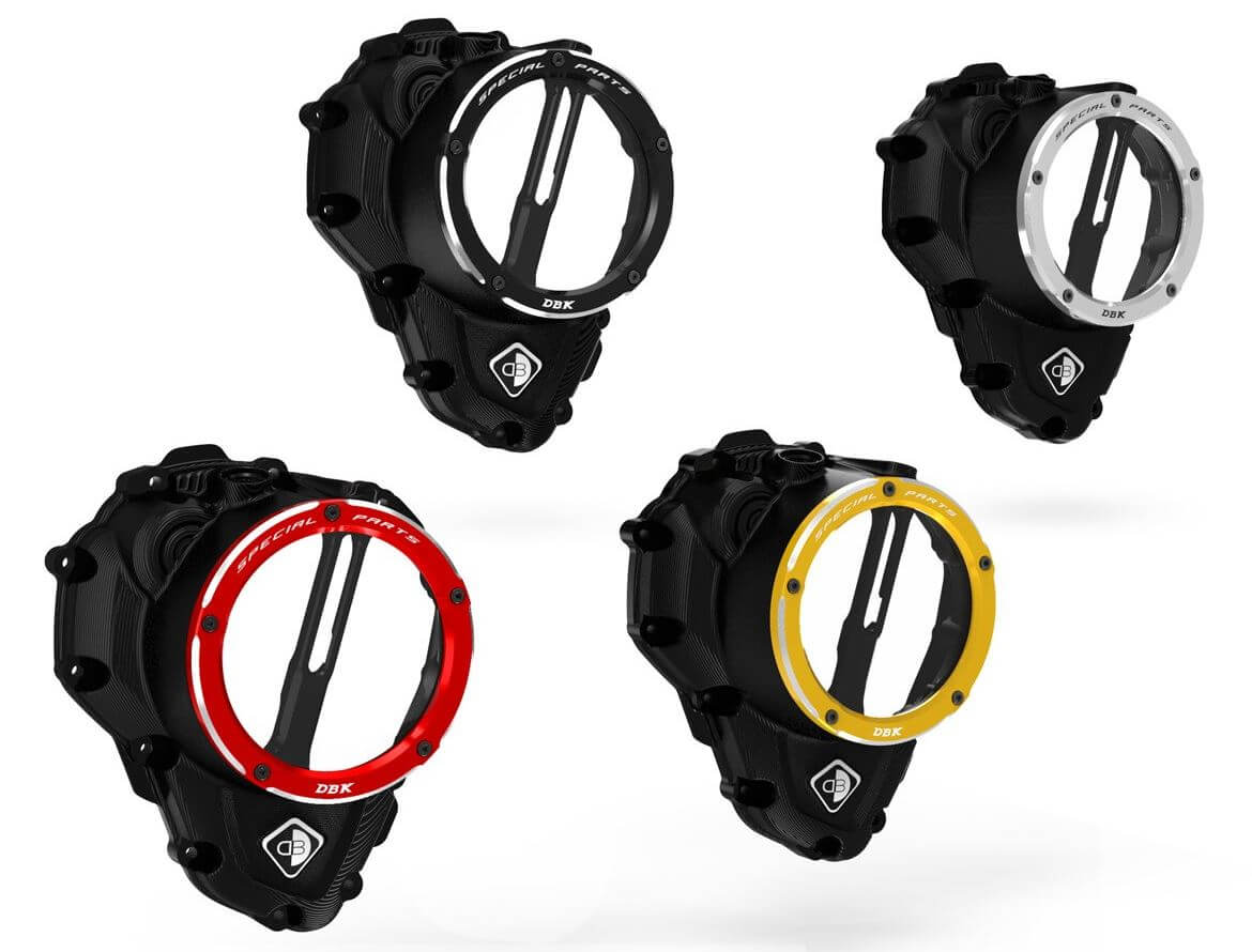 DBK Special Parts 3D-EVO Clear Clutch Cover  '21-'23 Triumph Speed Triple RR/RS