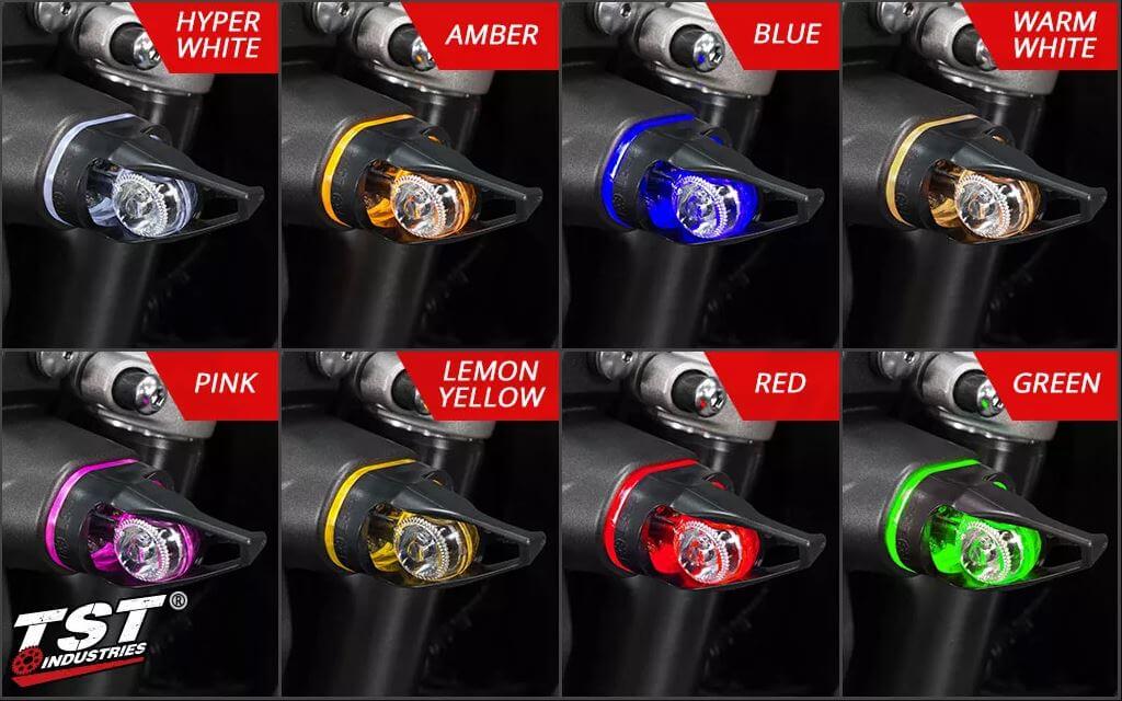 TST Industries Mech-GTR Front LED Turn Signals '18-'20 Yamaha Tracer 900/GT
