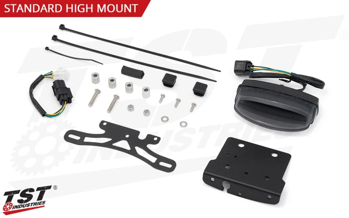 TST Integrated Tail Light + Fender Eliminator 2025 Suzuki DR-Z4S/DR-Z4SM