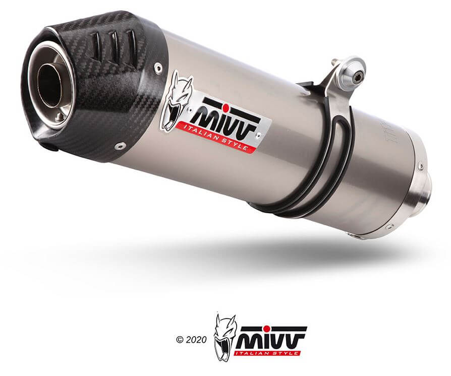 MIVV Oval Titanium Slip-On Exhaust '15-'19 BMW S 1000 XR