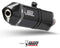 MIVV Speed Edge Black Stainless Steel Slip-On Exhaust '15-'18 BMW R 1200 R