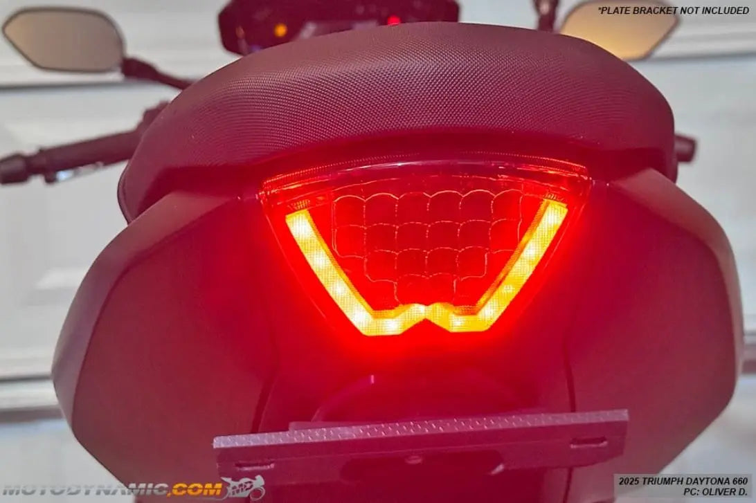 Motodynamic Sequential LED Tail Light 25-26 Triumph Daytona 660 | Smoke