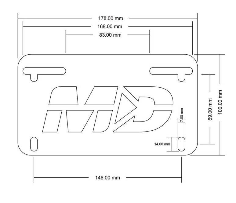 Motodynamic Fender Eliminator 21-23 Aprilia RSV4, Tuono V4