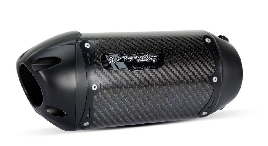 Two Brothers S1R Carbon Slip-On Exhaust '06 -'11 Kawasaki Ninja 650R / ER6n