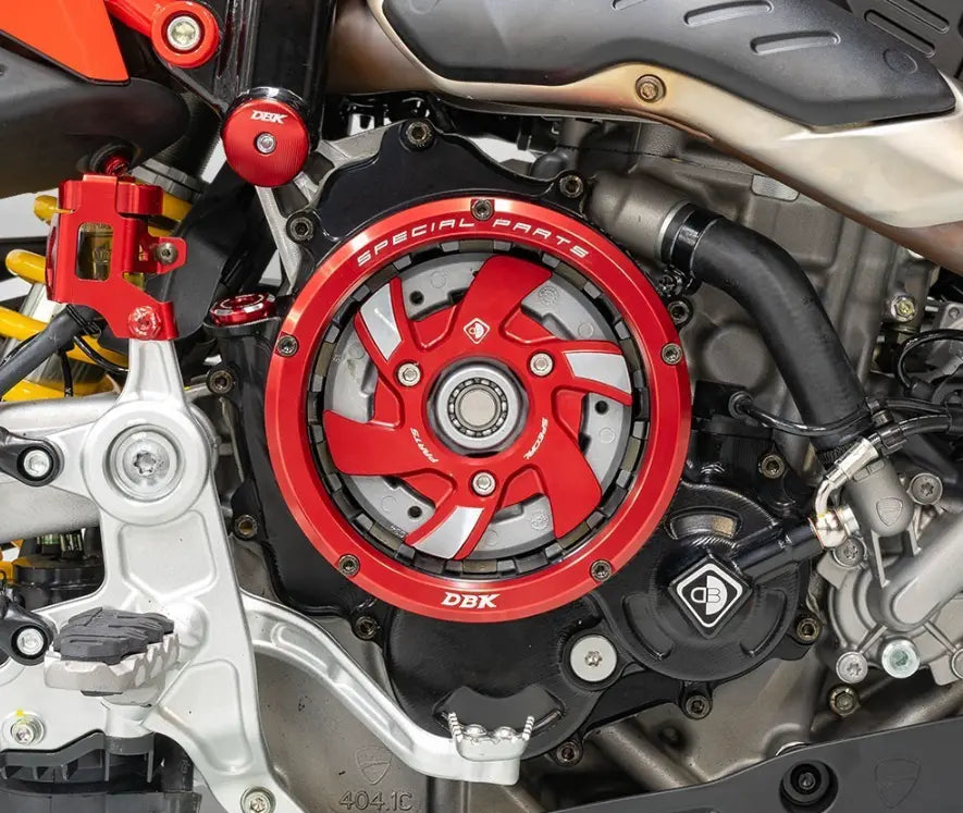 DBK Special Parts 3D-EVO Clear Clutch Cover 24-25 Ducati Hypermotard 698 Mono/RVE