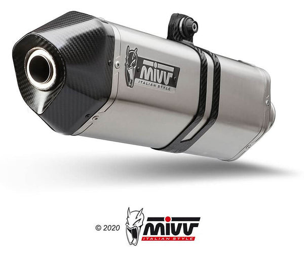 MIVV Speed Edge Stainless Steel Slip-On Exhaust '15-'16 BMW S 1000 RR